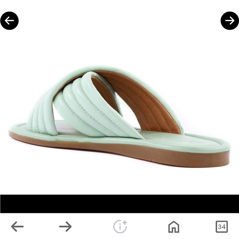 Seychelles Word for Word sandals Cucumber Green Mint NEW 8.5 - Picture 6 of 9